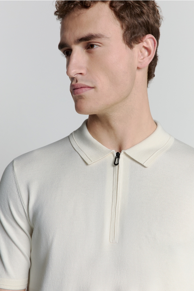POLO MET KORTE MOUWEN 27210352 011 OFFWHITE
